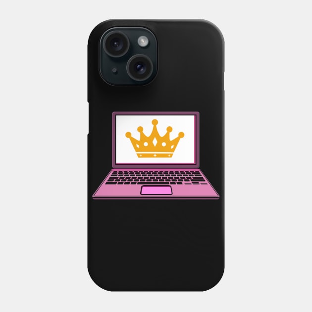 Programming Coding Girl Queen Phone Case by Shirtbubble