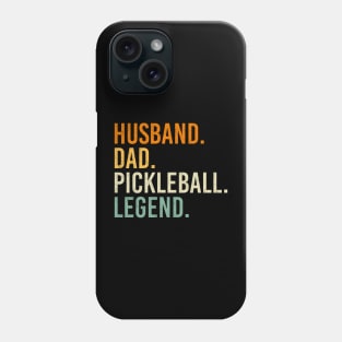 Pickleball Player Funny Husband Dad Legend Vintage Father's Day Phone Case