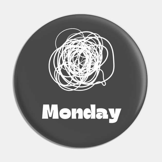 Moody Monday Pin by Chasing Rabbit