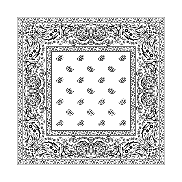 Bandana White Bandana TShirt TeePublic