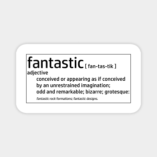 Fantastic Definition - Fantasy Fantastic Four Imagination Magnet