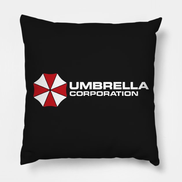 Umbrella Corporation Pillow by Alfons