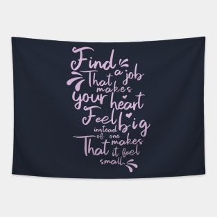 Find a Job Quote Tapestry