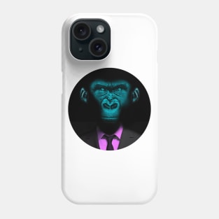 Monkey suit pink shirt Phone Case