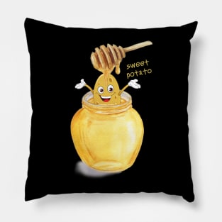 Funny sweet potato Pillow