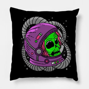 Space Skull Astronaut Pillow