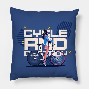 Cycle And Destroy Pillow