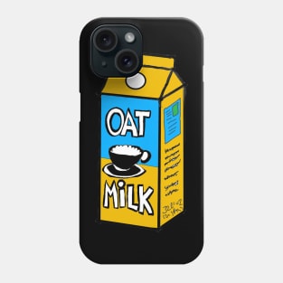 Vegan Oat Milk by LowEndGraphics Phone Case