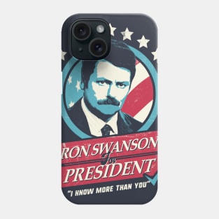 Ron Swanson for President Phone Case