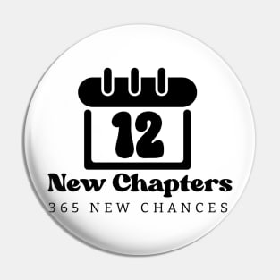 12 New Chapters 365 New Chances Pin