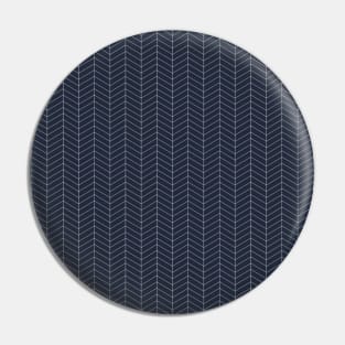 Herringbone Pattern - Navy Pin