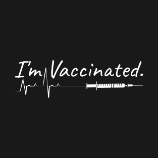 I'm Vaccinated Heartbeat Gift T-Shirt