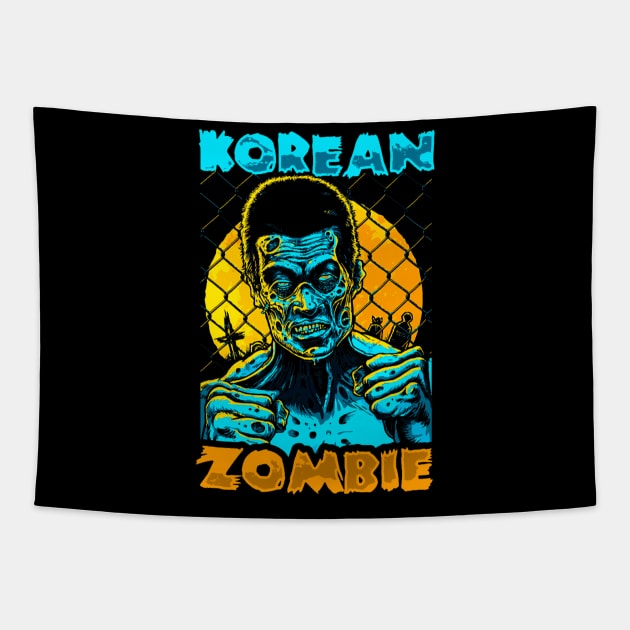 korean zombie The korean zombie chan sung jung Fighter Tapestry by sabrinasimoss