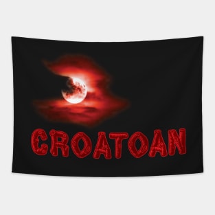 Croatoan Blood Moon Tapestry