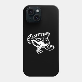 Walking Fish. Minimal, dorky design for evolving people Phone Case