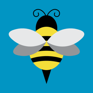 Simple Bee Vector Art Drawing T-Shirt