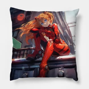 asuka in town Pillow