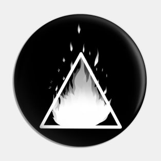 Witches fire element symbol Pin