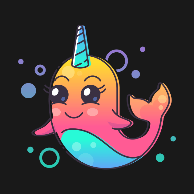 Cute Narwhal by LR_Collections