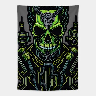 Cyborg Heads S02 D26 Tapestry