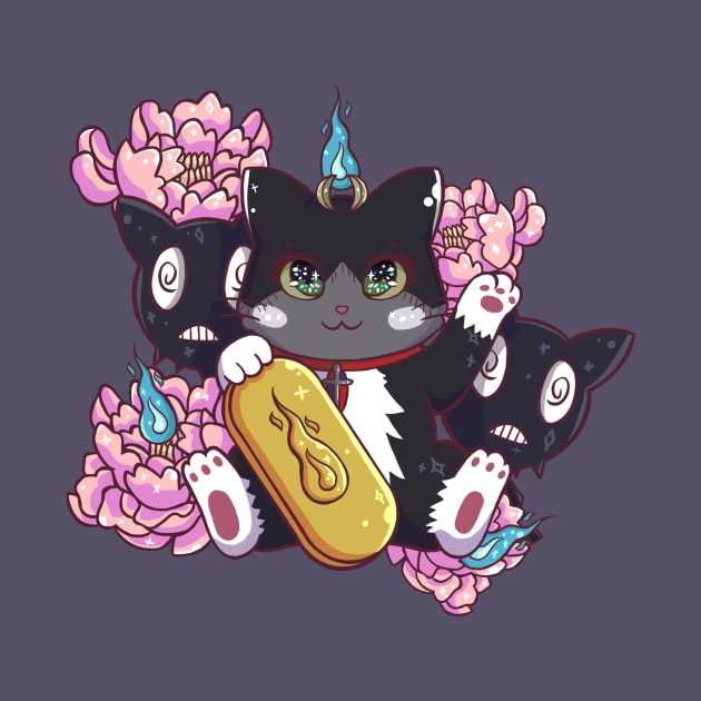 Kuro Maneki Neko by TypeFortyDesign