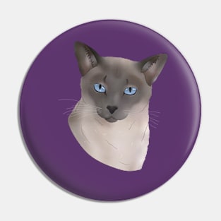 Rossi Siamese Cat Smooth Pin