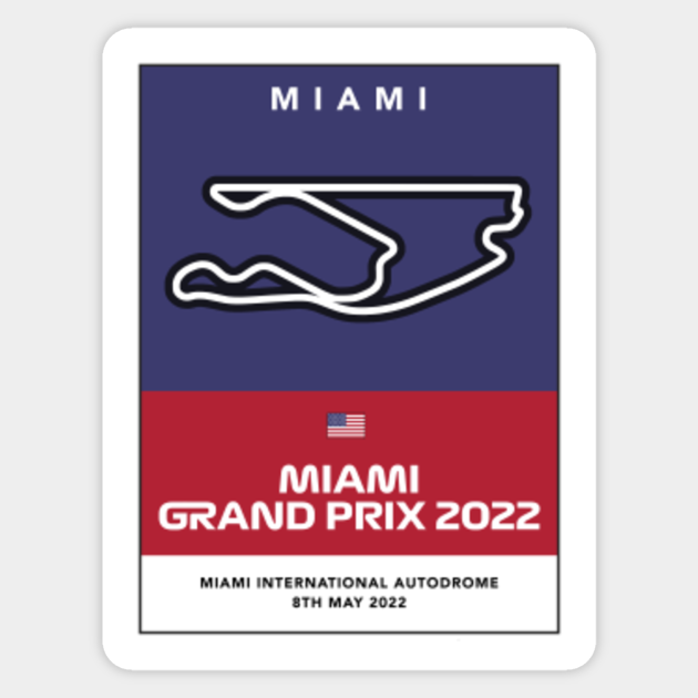 Miami Grand Prix - F1 2022 - F1 - Sticker