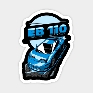 Bugatti EB 110 SkyBlu Magnet