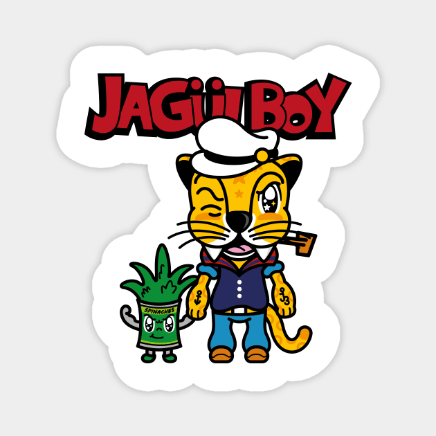 Jagui Boy | Jaguar Popeye Magnet by TamiPop