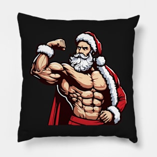 Muscular Santa Daddy Pillow