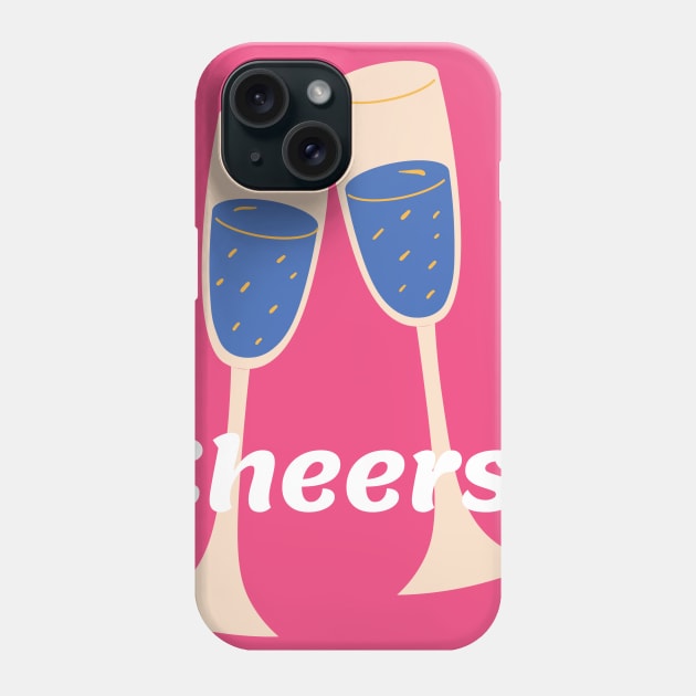 Cheers Phone Case by Courtney's Creations