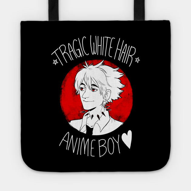 Tragic White Hair Anime Boy White Font Fanart Tote Teepublic Media tweets by re°▼再販9月9日20時～ kawaii anime anime oc all anime anime manga boy with white hair the wolf game boys anime danganronpa characters cute anime pics. tragic white hair anime boy white font