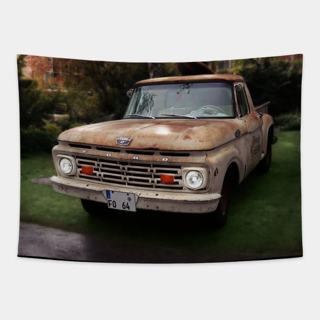 FORD Pickup, Ford 1964 Tapestry by hottehue