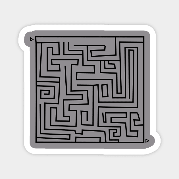 Cool Maze Magnet by Robyn's T shop