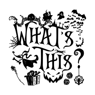 What's This? - The Nightmare Before Christmas (Black) T-Shirt