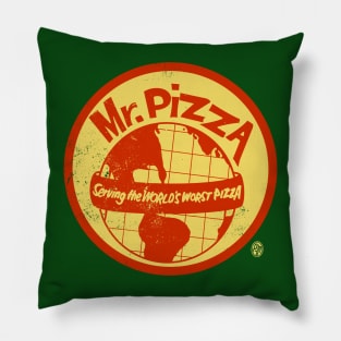 Vintage Mr Pizza New Orleans Pillow