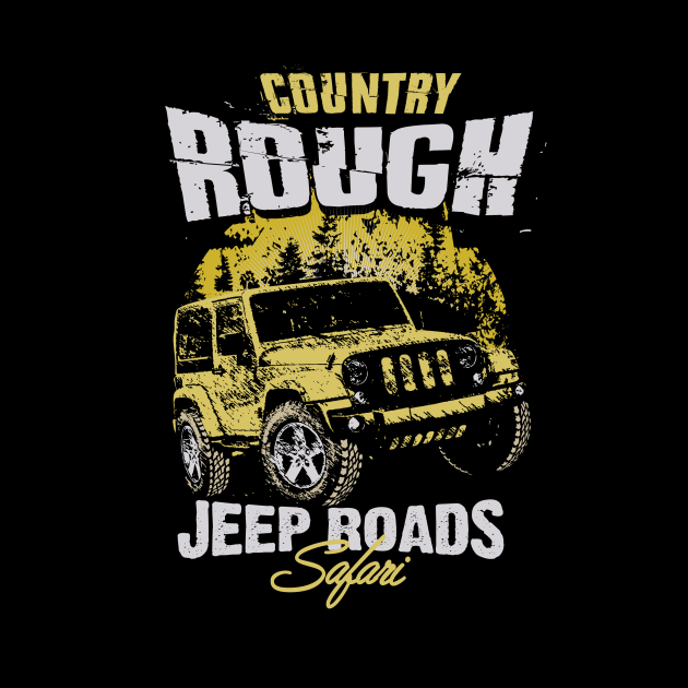 Jeep Roads Safari Design by teespotfashions