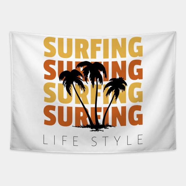 surfing Tapestry by FUNNY LIFE