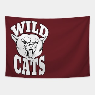 Wild Cats Mascot Tapestry