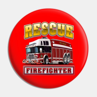 Cartoon Fire Truck Pin