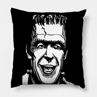 Happy Herman Munster Pillow