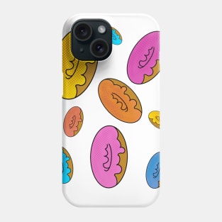 Tasty Pop Art Donuts Phone Case