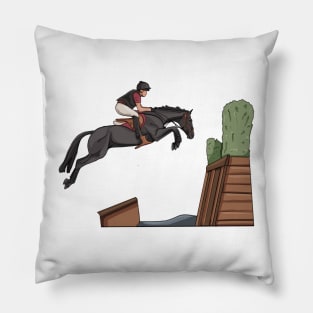 Eventing Ditch and Wall Pillow