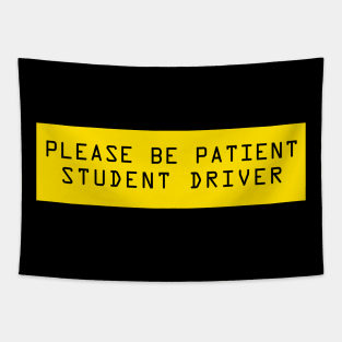 Student Driver Tapestry