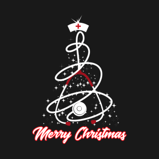 Merry Christmas Nurse Yuletide Practitioners Cute T-Shirt