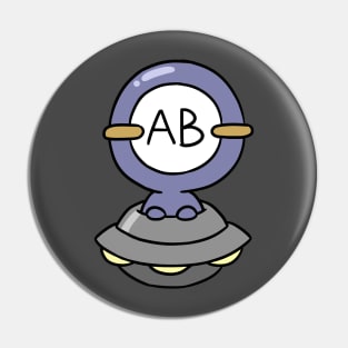 AB bloodtype Pin