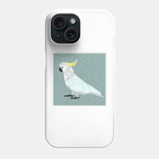 Marbled Paper Cockatoo Phone Case