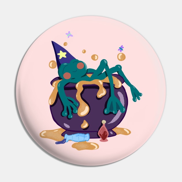 Wizard Frog Bath Pin by daynamayday