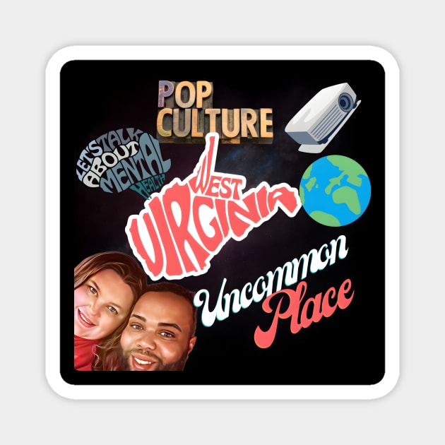 The new logo Magnet by WV Uncommonplace Podcast