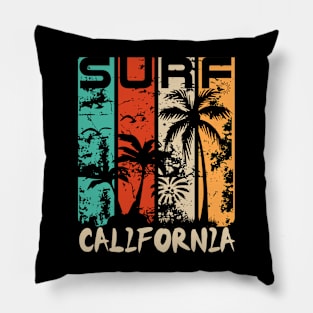 Beach Surf California Pillow